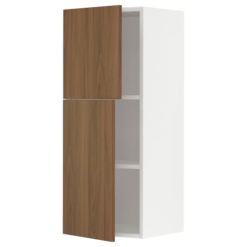 METOD, стенен шкаф с рафтове/2 вратички, 295.191.91