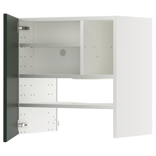 METOD, стенен шкаф за вгр. аспиратор с рафт/вр., 295.570.60