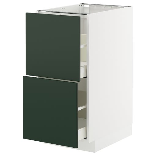 METOD/MAXIMERA, долен шкаф с 2 чела/2 високи чекмеджета, 295.575.45