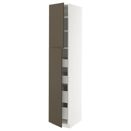 METOD/MAXIMERA, висок шкаф с 2 врати/4 чекмеджета, 295.583.90