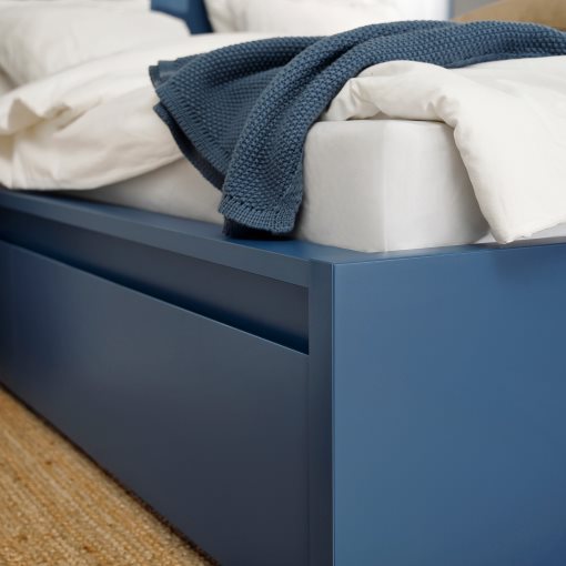 MALM, високо легло+4 кутии за съхранение, 295.599.88