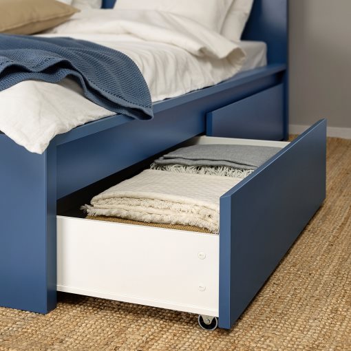 MALM, високо легло+4 кутии за съхранение, 295.599.88