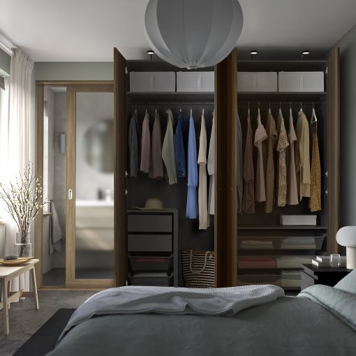 PAX/STORKLINTA, гардероб - комбинация, 295.628.01