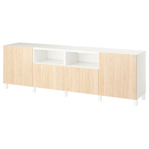 BESTÅ, TV шкаф с врати и чекмеджета, 295.689.78