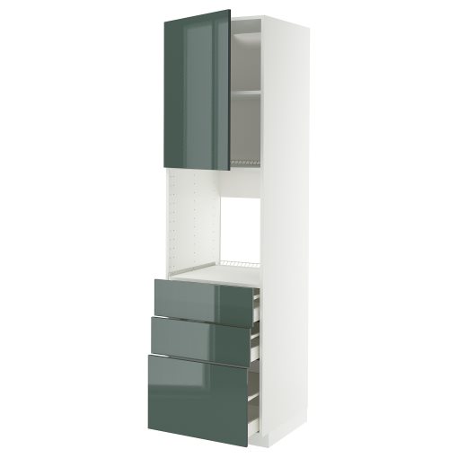 METOD/MAXIMERA, висок шкаф за фурна с врата/3 чекм., 295.864.25