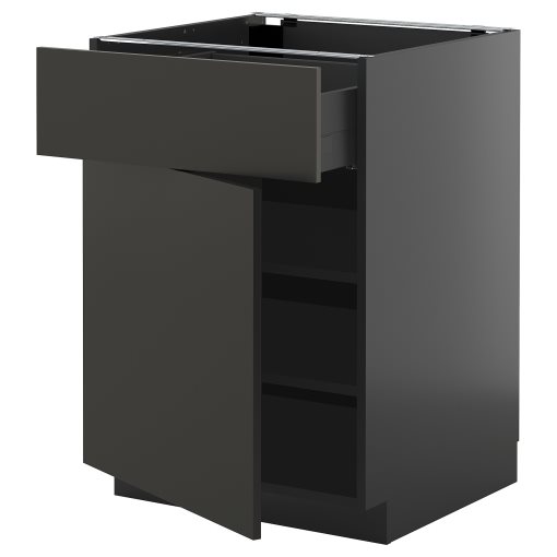 METOD/KNIVSHULT, долен шкаф с чекмедже/врата, 295.893.96