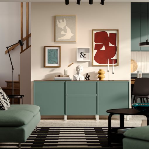 BESTÅ, комб. артикул за съхр. с чекмеджета, 296.028.21