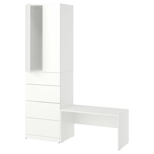 LASTARE, комб. артикули за съхранение, с пейка, 150x42x200 см, 296.038.73