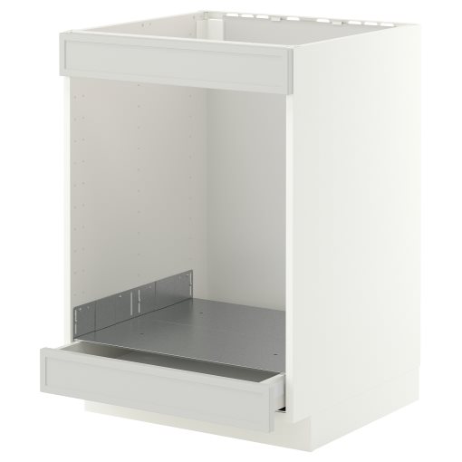 METOD/MAXIMERA, долен шкаф за вгр. котлон + фурна, чекм., 60x60 см, 296.064.71