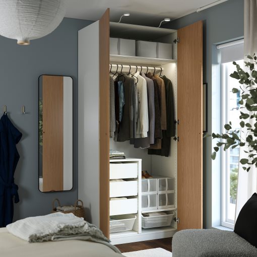 PAX/STORKLINTA, Гардероб - комбинация, 296.091.39