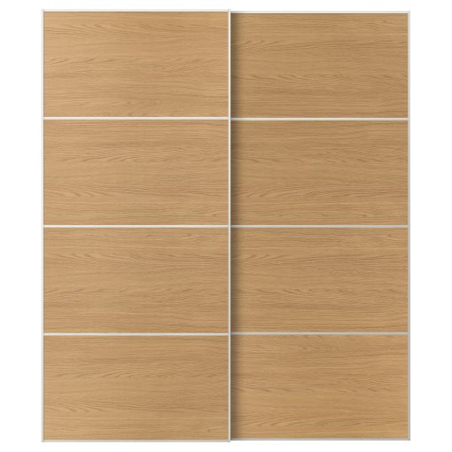 MEHAMN, 2 плъзгащи се врати, с две лица, 200x236 см, 296.091.63