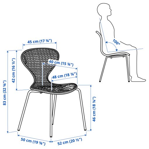 SKÅLSTA, стол, 296.093.80