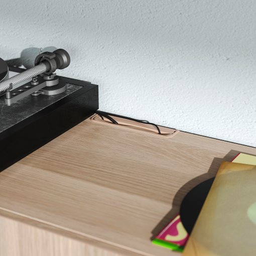 BESTÅ, комбинация за съхранение, аудио/видео, 360x42x231 см, 296.120.90