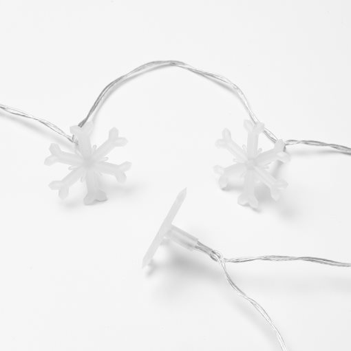 STRÅLA, LED гирлянда с 12 лампички, работи на батерии, 305.627.20