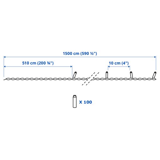 GETKÅL, LED гирлянда, 306.028.77