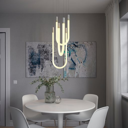 VARMBLIXT, LED висяща лампа, регул. на светлината, смарт, 46 см, 306.252.23