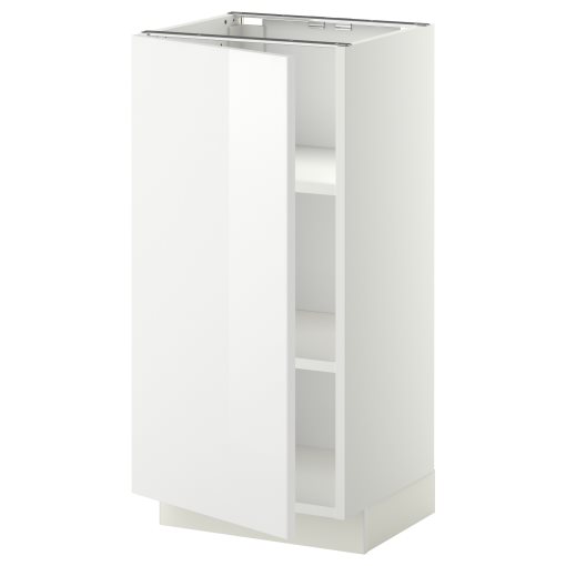 METOD, долен шкаф с рафтове, 394.550.37