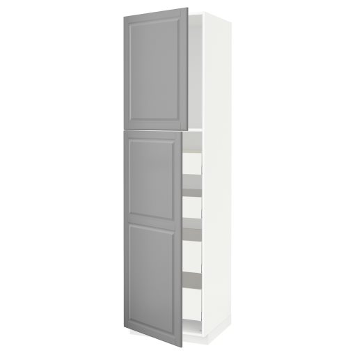 METOD/MAXIMERA, висок шкаф с 2 врати/4 чекмеджета, 394.571.59