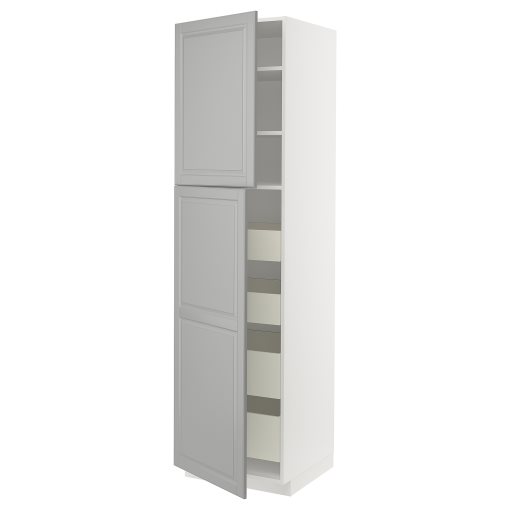 METOD/MAXIMERA, висок шкаф с 2 врати/4 чекмеджета, 394.571.59