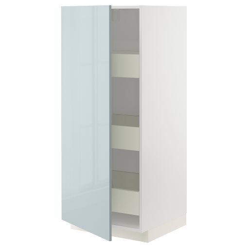 METOD/MAXIMERA, Висок шкаф с чекмеджета, 394.794.77