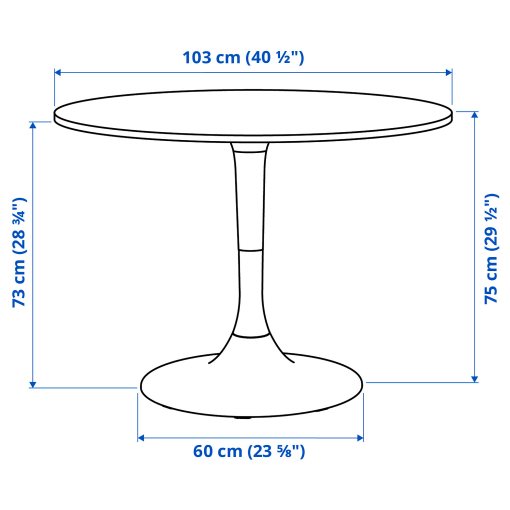 DOCKSTA/ALVSTA, маса и 4 стола, 394.815.74