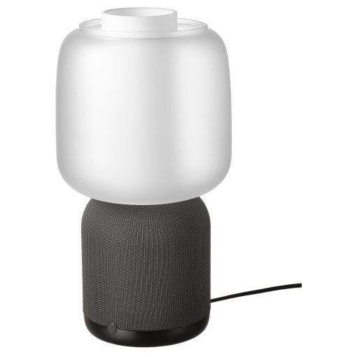 SYMFONISK, лампа с Wi-Fi тонколона, стъклен абажур, 394.826.82
