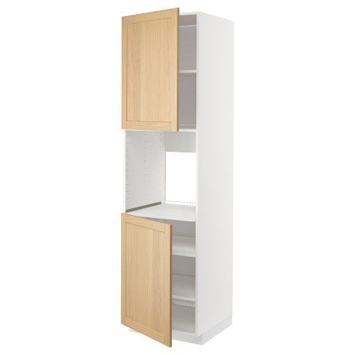 METOD, висок шкаф за фурна с 2 врати/рафт, 395.094.41