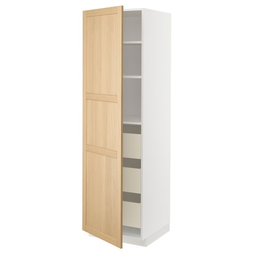 METOD/MAXIMERA, висок шкаф с чекмеджета, 395.094.55