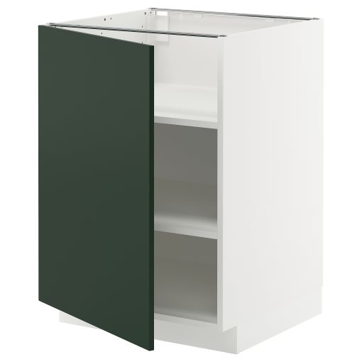 METOD, долен шкаф с рафтове, 395.573.28