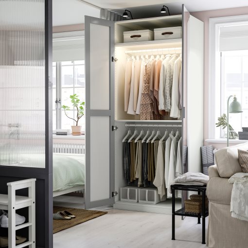PAX/KAMMARTORP, гардероб - комбинация, 395.724.23