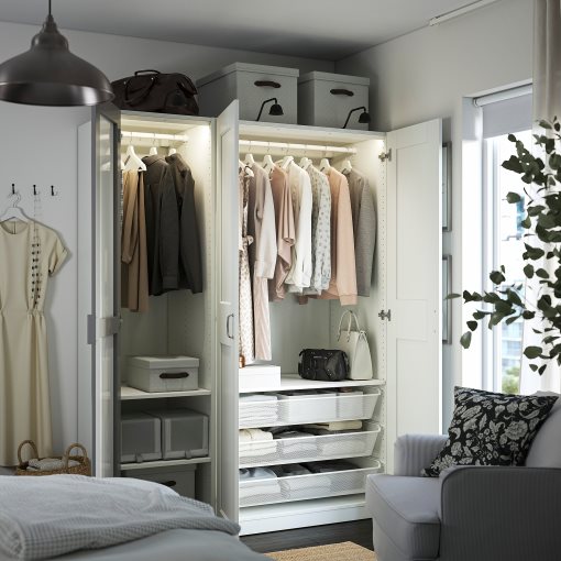 PAX/KAMMARTORP/GRIMO, гардероб - комбинация, 395.725.31