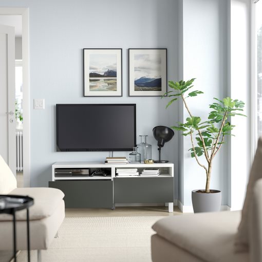 BESTÅ, TV шкаф с чекмеджета, 395.729.65