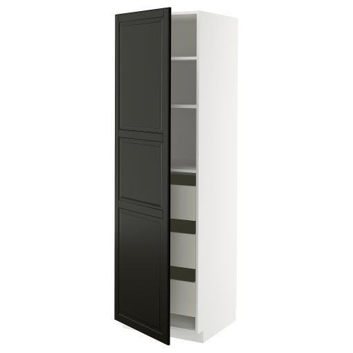 METOD/MAXIMERA, висок шкаф с чекмеджета, 395.791.51