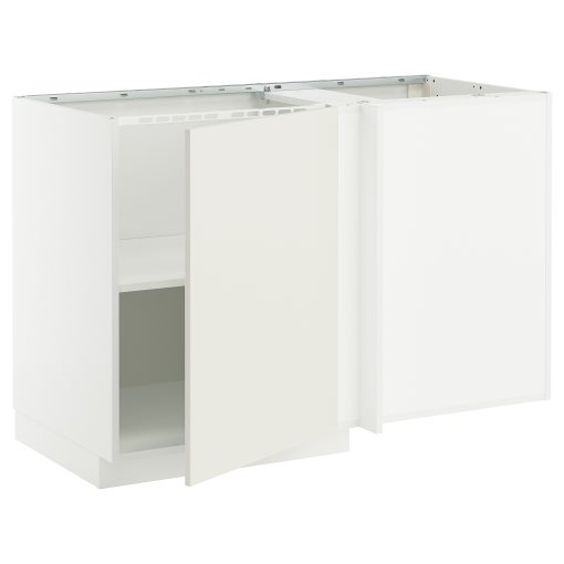 METOD, ъглов долен шкаф с рафт, 395.850.48