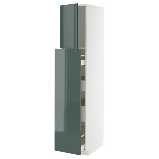 METOD/MAXIMERA, висок шкаф, изтегл. ф-я, 1 врата/4 чекм., 395.860.95
