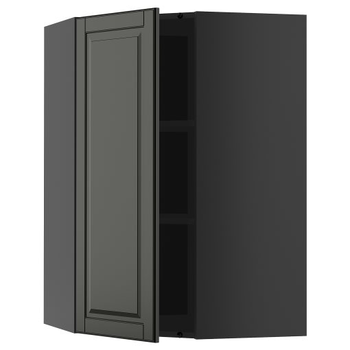 METOD, ъглов стенен шкаф с рафтове, 395.872.12