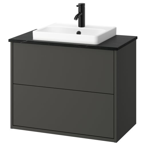HAVBACK/ORRSJON, шкаф за мивка + чекмеджета/мивка/смесител, 395.905.68