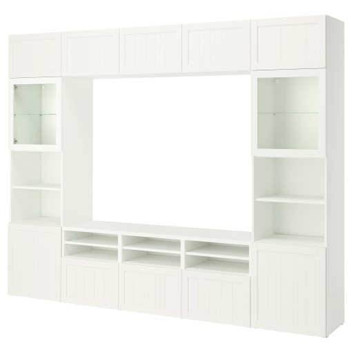 BESTÅ, TV секция/стъклени врати, 395.973.91