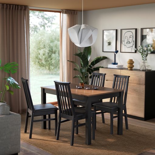 ÅLHULT/ÅLHULT, маса и 4 стола, 396.100.76