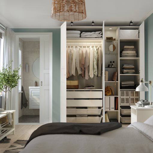 PAX/FLISBERGET, гардероб - комбинация, 396.261.24