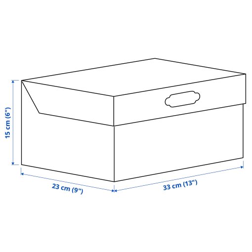 HYVENS, кутия с капак, 33x23x15 см, 404.574.79