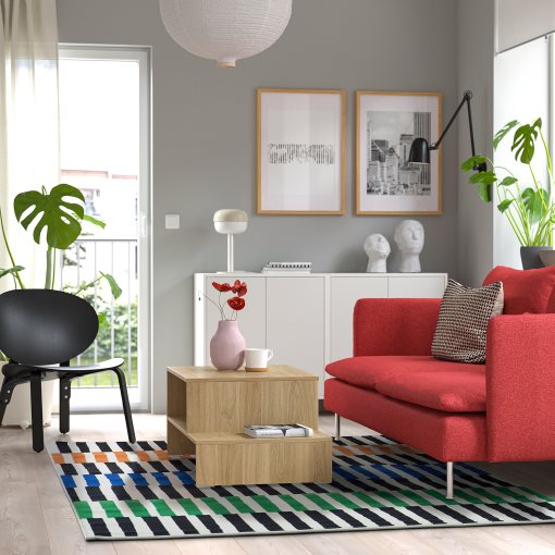 VÄNDPLATS, килим, къса нишка, 406.009.34