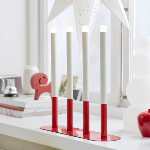 STRÅLA, LED свещник, на батерии, 406.066.48