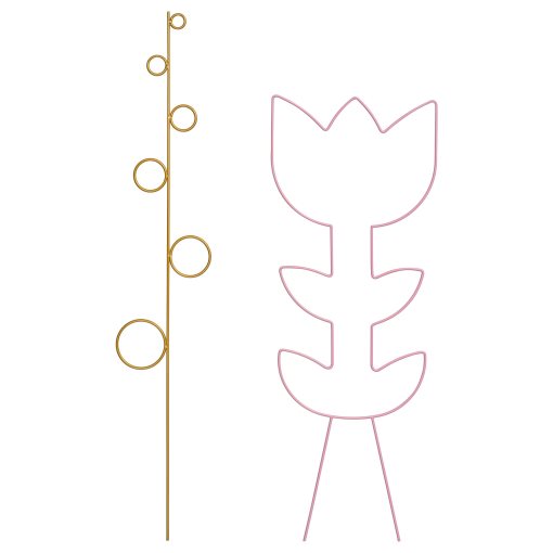 DOFTRIPS, опора за растения, к-т 2 бр., 406.123.62