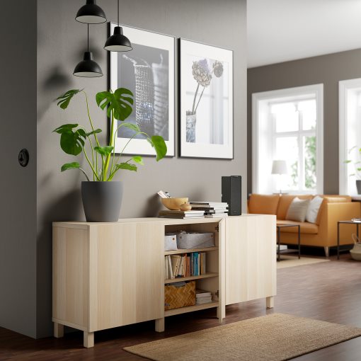 BESTÅ, комбиниран артикул за съхранение с врати, 491.397.22