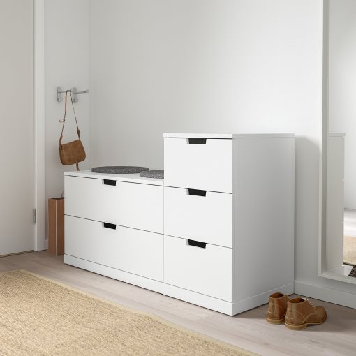 NORDLI, скрин с 5 чекмеджета, 492.480.33