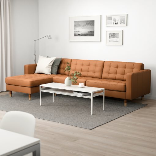 LANDSKRONA, четириместен диван, с лежанка, 492.703.59