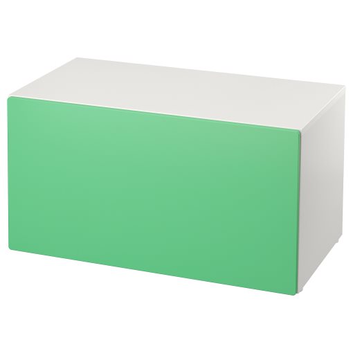 SMÅSTAD, пейка с кутия за играчки, 90x50x48 см, 493.891.60