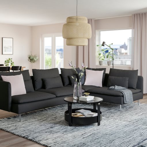 SÖDERHAMN, Ъглов диван, 4 места с отворен край, 494.495.88