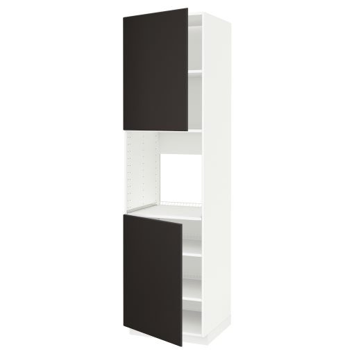 METOD, висок шкаф за фурна с 2 врати/рафт, 494.544.62